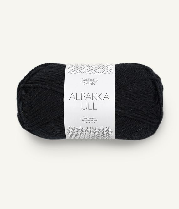 Hovedbilde Alpakka Ull 1099 Black